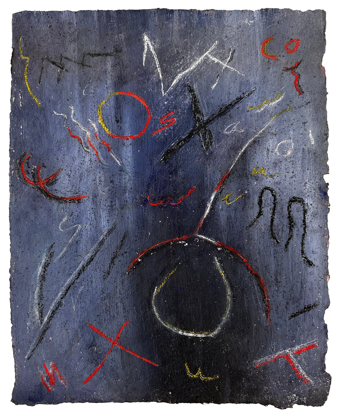 Técnica Mixta Sobre Papel Japones